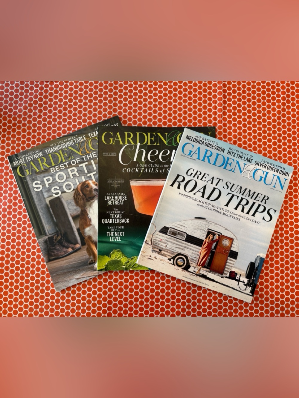 Garden & Gun Magazine Lot - 3 total magazines